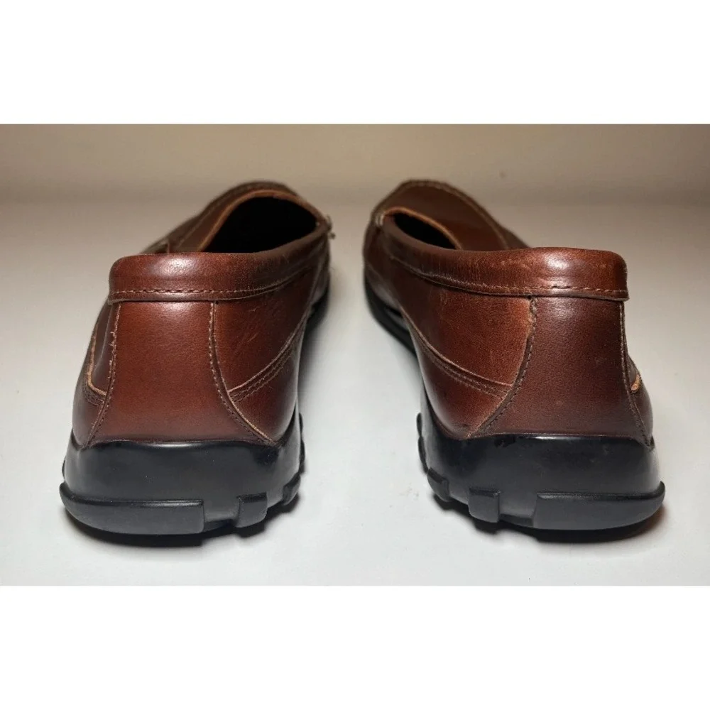 Allen Edmonds 'BOULDER' Leather Loafer Shoes | Brown | Size 10.5